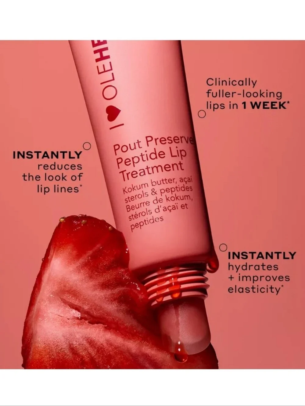 OLE HENRIKSEN POUT PRESERVE PEPTIDE LIP TREATMENT.